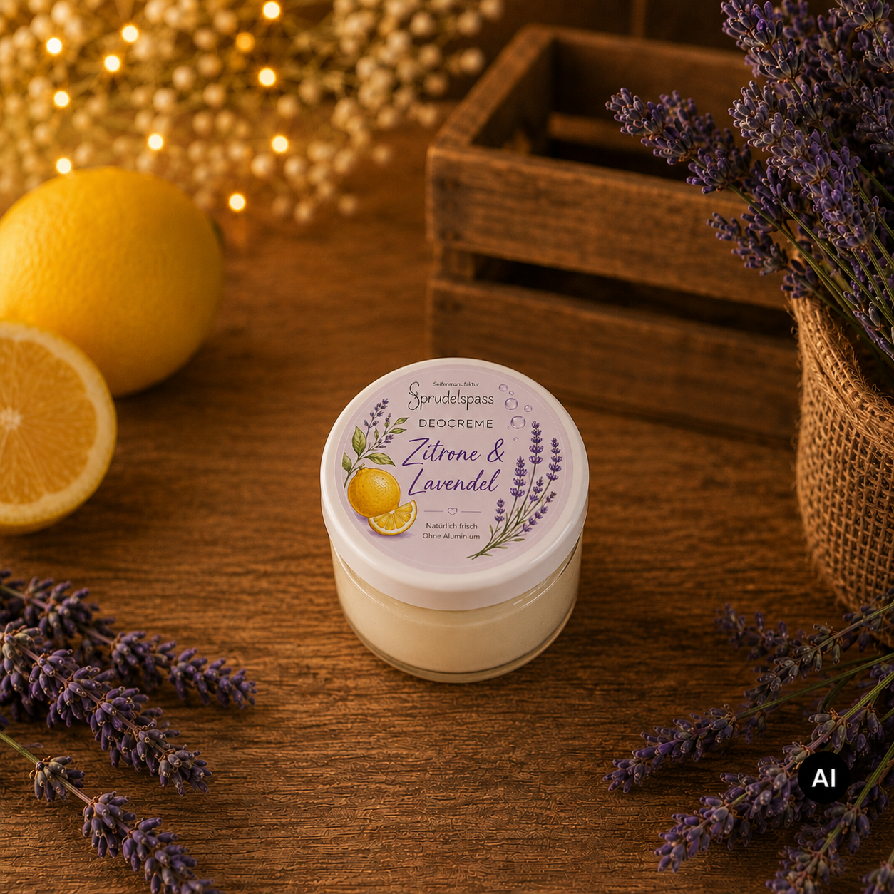 Deocreme Zitrone & Lavendel – Bild 3