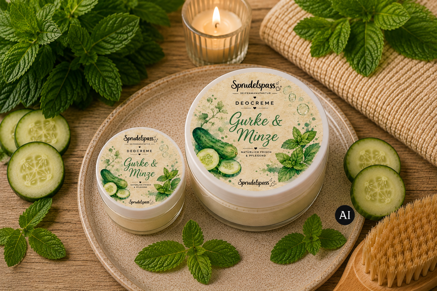 Deocreme Gurke und Minze