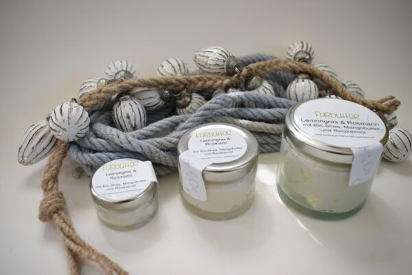 Fußbutter Rosmarin und Lemongras
